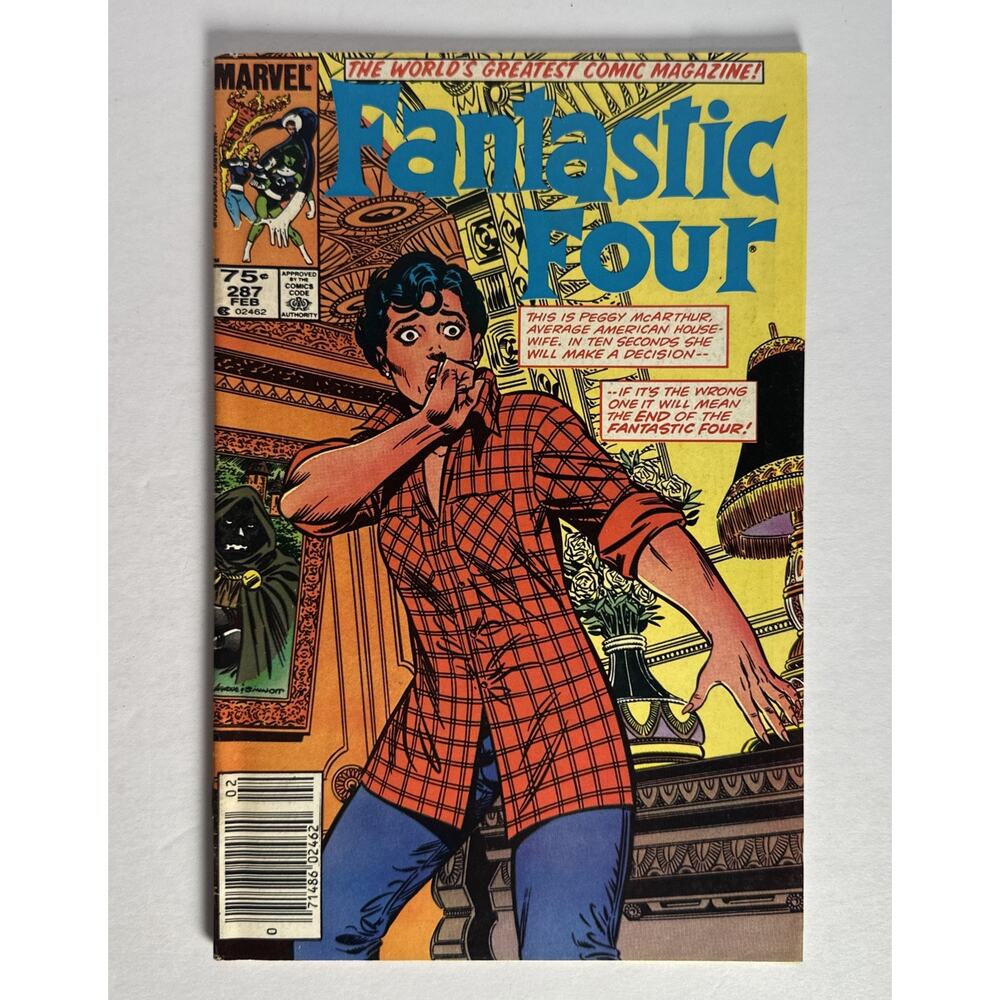 MARKS JEWLERS Fantastic Four #287 Marvel Comics (1986) Doctor Doom